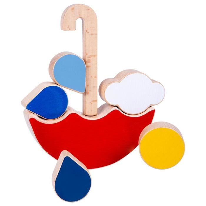 Jouets Empilables - Bois Blocs D'Empilage - Préscolaire Enfant Jouets