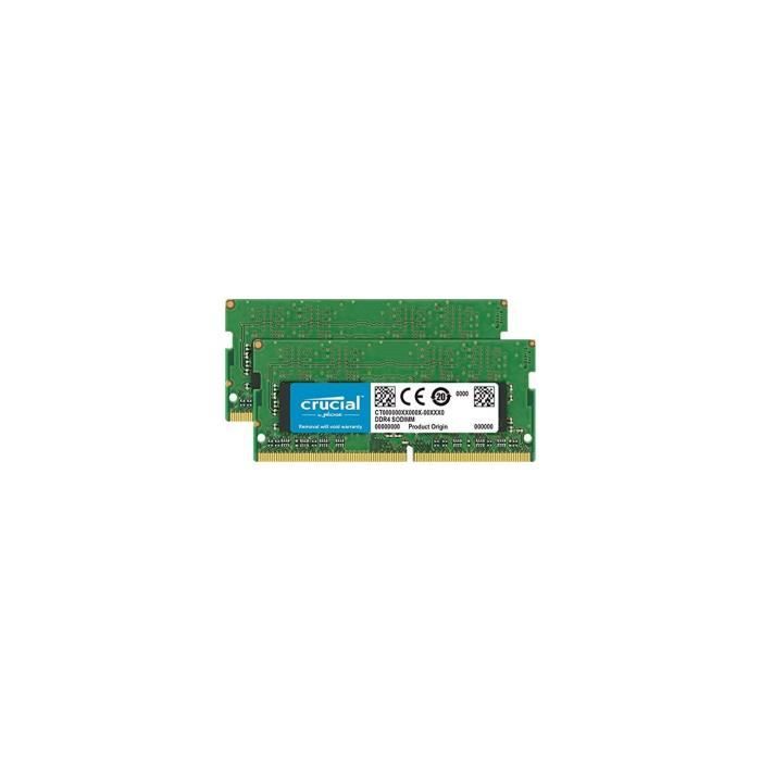 Vente Memoire PC CRUCIAL Module de RAM - 32 Go - DDR4-2400/PC4-19200 DDR4 SDRAM - CL17 - 1,20 V - Non-ECC pas cher