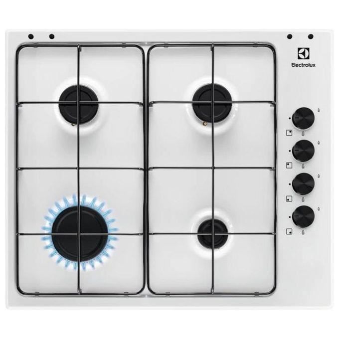 Table de cuisson gaz ELECTROLUX KGS6404W 4 feux 60 cm