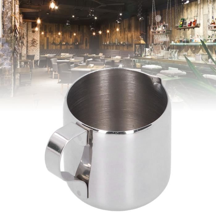 Verseuse à Lait En Inox Pour Latte Art - Design Ergonomique Avec Bec éléphant - Pour Cappuccino, Café Maison