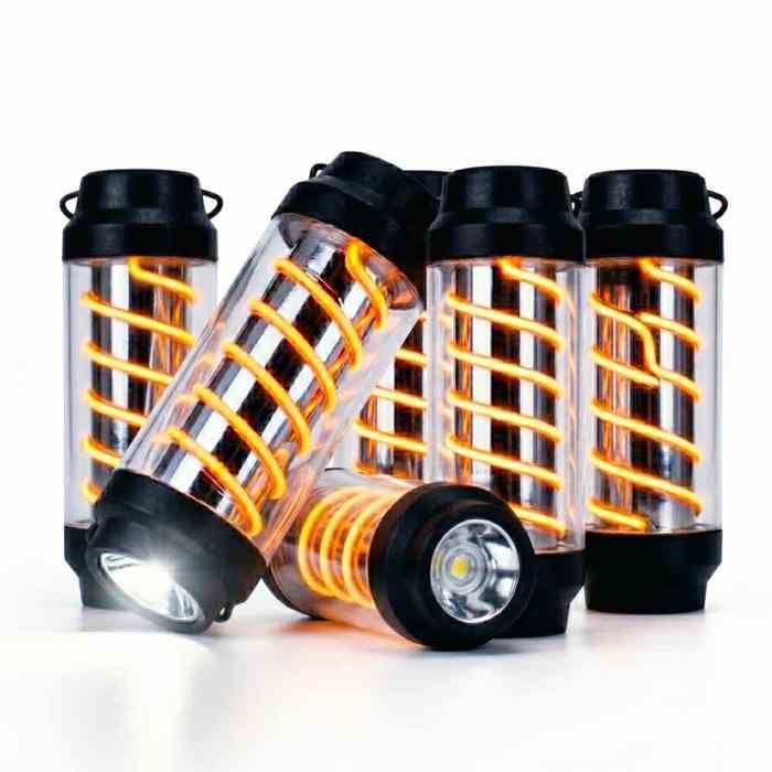 Lampe torche nomade (lot de 6) - EZILIGHT - Xplorer X10 - 9 cm - USB rechargeable - Autonomie 20 h