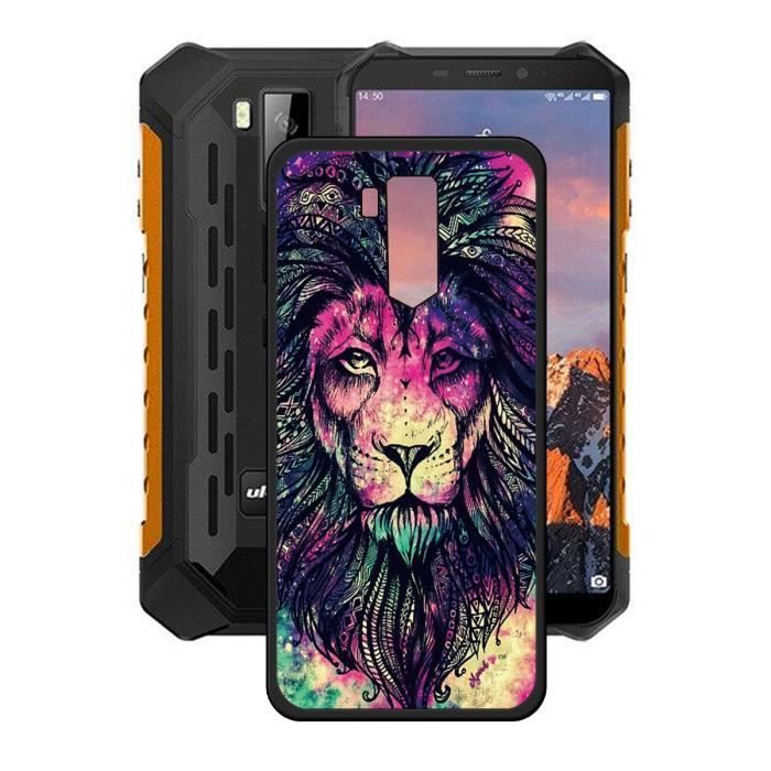 JYT Marron Premium Flip Cuir Housse Coque TPU Silicone Pour Ulefone Armor X8 Étui Couverture