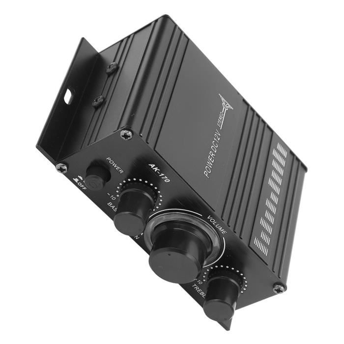 Amplificateur De Puissance DC12V HiFi, Récepteur De Musique Stéréo De