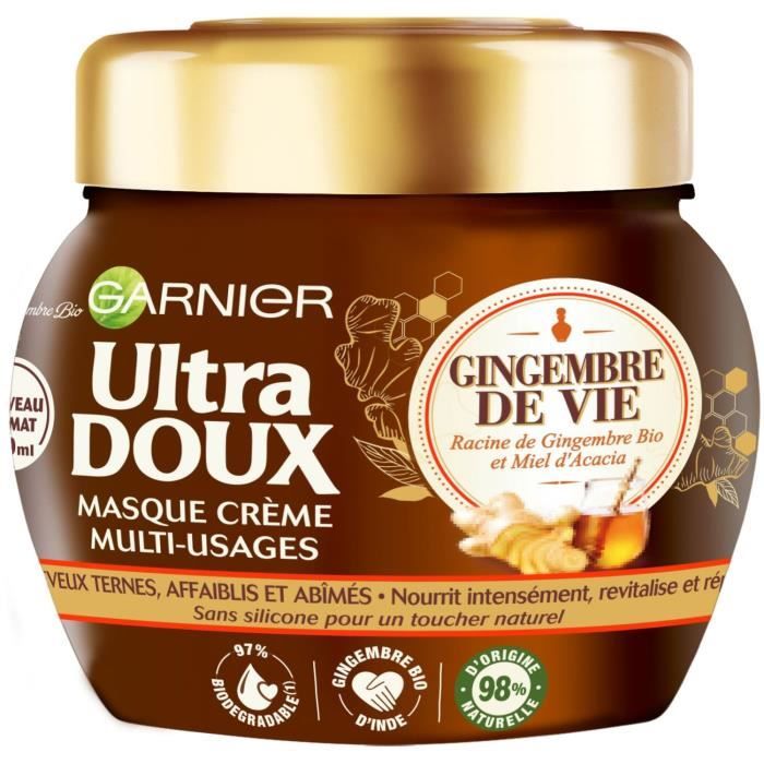 Garnier Masque Ultra Doux Gingembre De Vie Pour Cheveux Affaiblis 300 Ml Achat Vente Masque Soin Capillaire Masque Ultra Doux 300 Ml Cdiscount