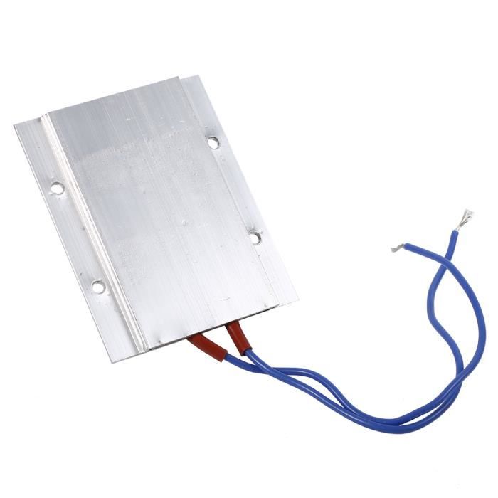 150 mm PTC 12 V Boîtier en aluminium élément chauffant plaque thermostatique (70