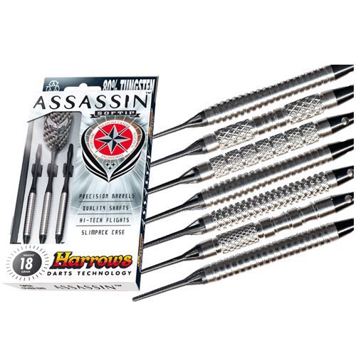 HARROWS Set de 3 fl&eacute;chettes  Assassin 80% Tung 18GK2 