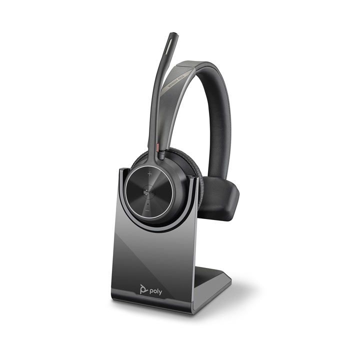 Casque - Poly - Voyager 4310 - Certifié Microsoft Teams - Dongle BT700 - Socle de chargement