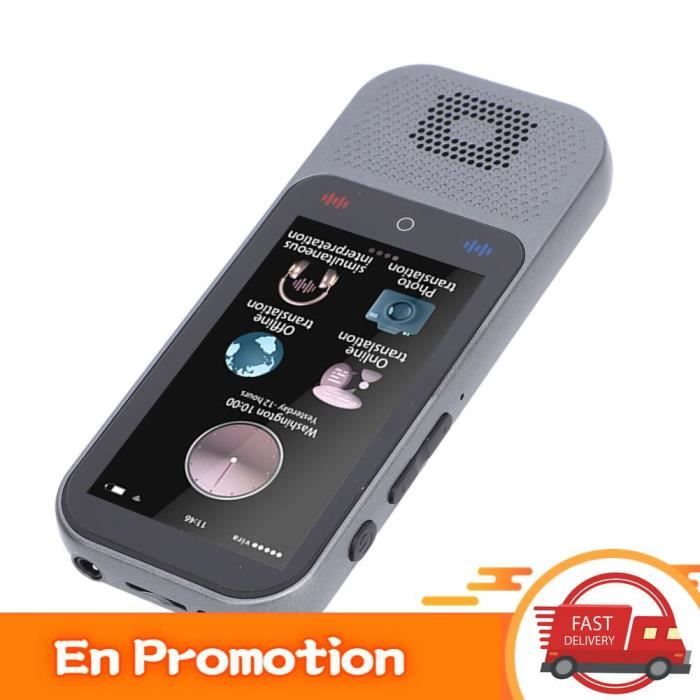 Casque Audio Traducteur Instantané IA - Bluetooth, 140 Langues, Micro Intégré