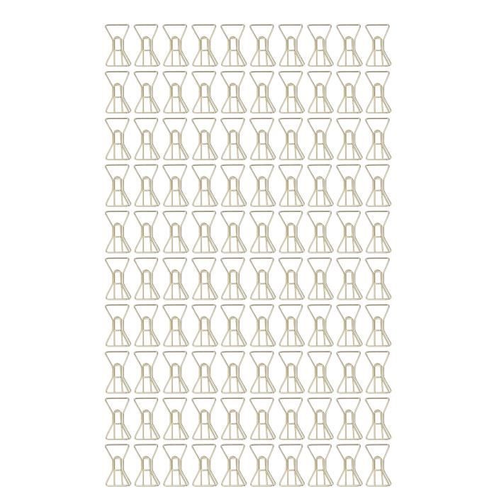 Lot De 50 Trombones Fantaisie En Métal Style étoile à 5 Pointes Pour Bureau, Travail, école, Maison Avec Forte Force De Serrage, Légers Et Portables, Adaptés Pour Le Tri De Fichiers