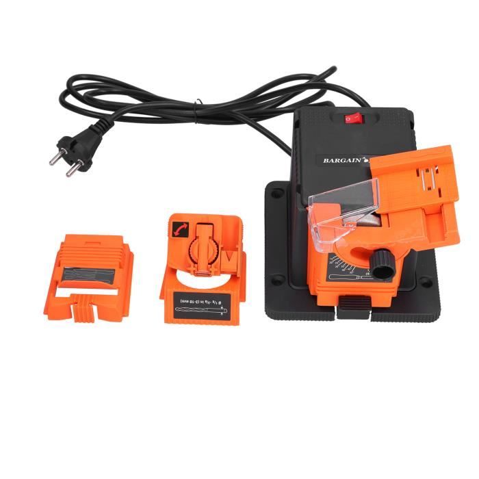 Affûteur De Forets - EJ.LIFE - Polyvalent - 2 Disques De Meulage - 3 Flûtes - Matériau ABS