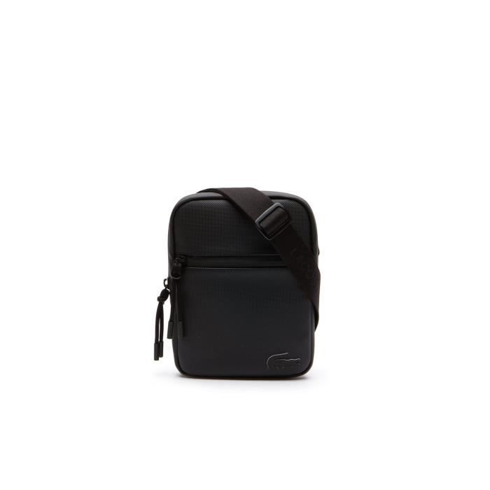Lacoste Sacoche Homme Noir L.12.12 Concept Monochrome Petit