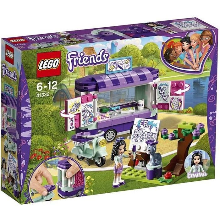 Lego Friends 41332 Le Stand D Art D Emma Achat Vente