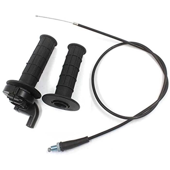 Kit poignée câble d'accélérateur torsion 7/8 22 mm pour