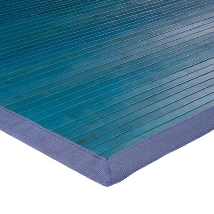 Tapis SOLO Bambou Bleu (70X120cm)