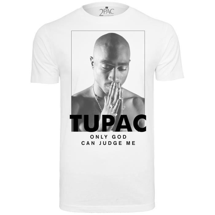 T-shirt Mister Tee 2pac Rayures Femme - 100% Polyester Streetwear