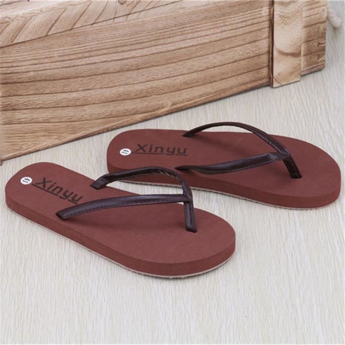 Chaussons Femme Pantoufles Femmes Maison Mules D Ete Pour Femme Chaussons Femme Pour Maison Mules D Ete Femme Sandale Plage Femme Marron Cdiscount