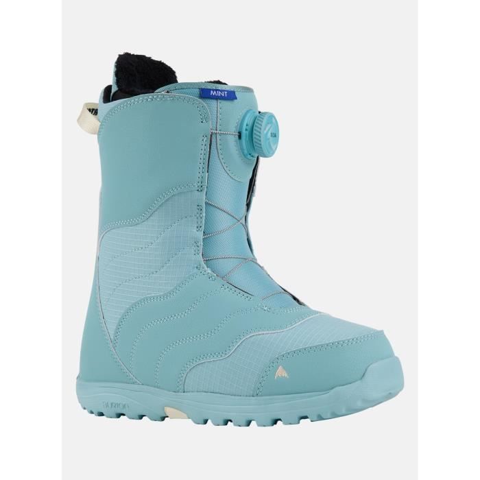boots de snowboard burton mint boa bleu femme
