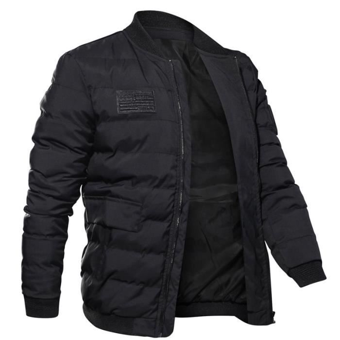 Doudoune homme Marque Luxe décontractée Couleur unie Doudoune coréen