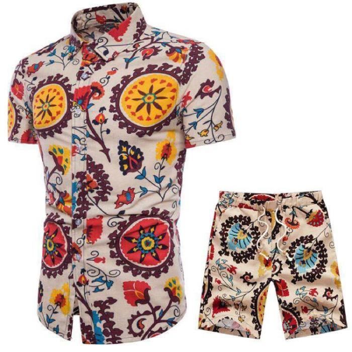 Ensemble hawaien homme deals