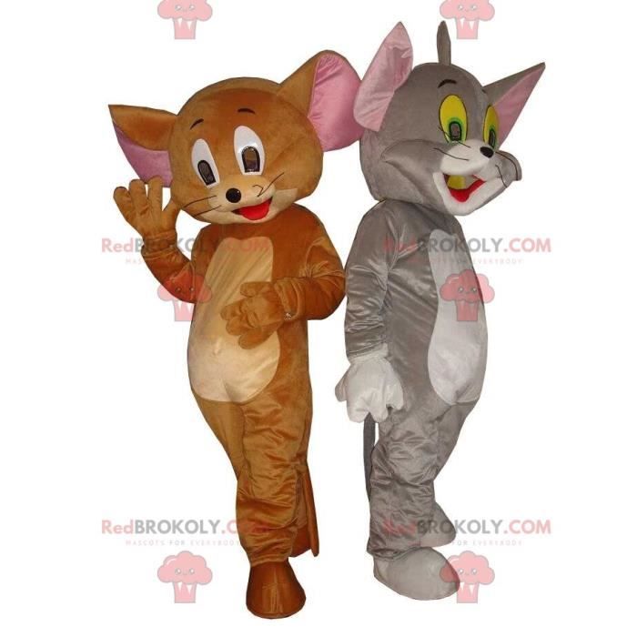 Mascottes de Tom et Jerry, personnages célèbres de dessin animé Costume
