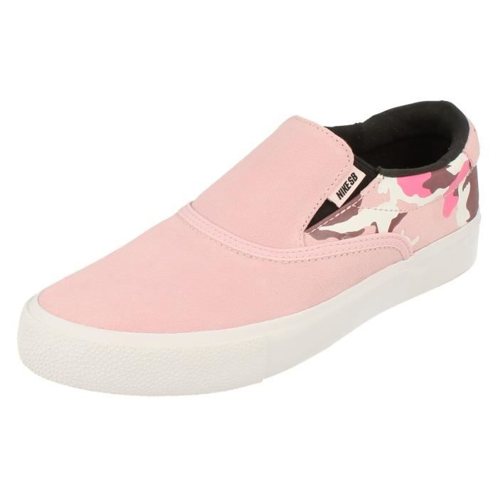 Baskets Nike Sb Zoom Verona Slip Lb Hommes Rose Textile
