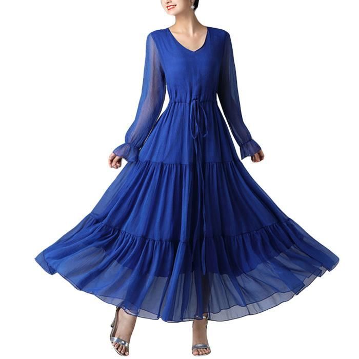 Robe taille marquée évasée 2025