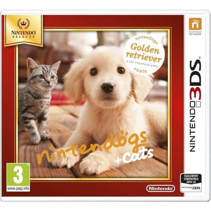 SHOT CASE - Nintendogs + Cats Golden Jeux Selects 3DS
