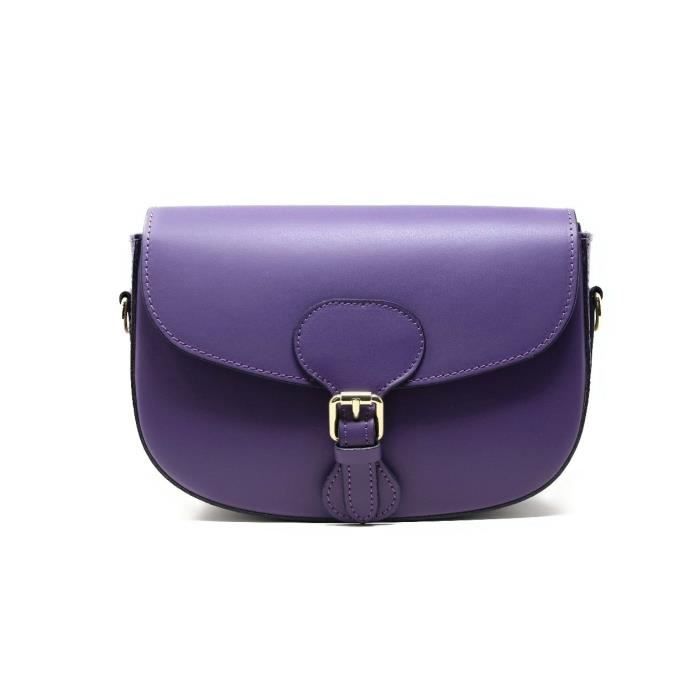 Sac hot sale bandoulière violet
