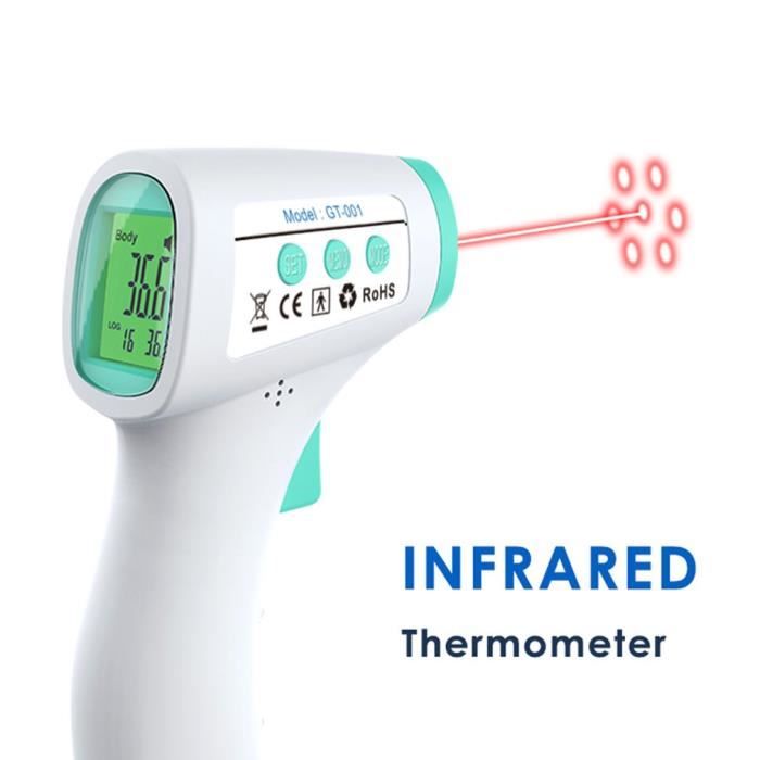 Thermomètre Electronique Domestique Frontal Infrarouge pour Détecteur de  Température du Corps Humain blanc - Cdiscount Santé - Mieux vivre