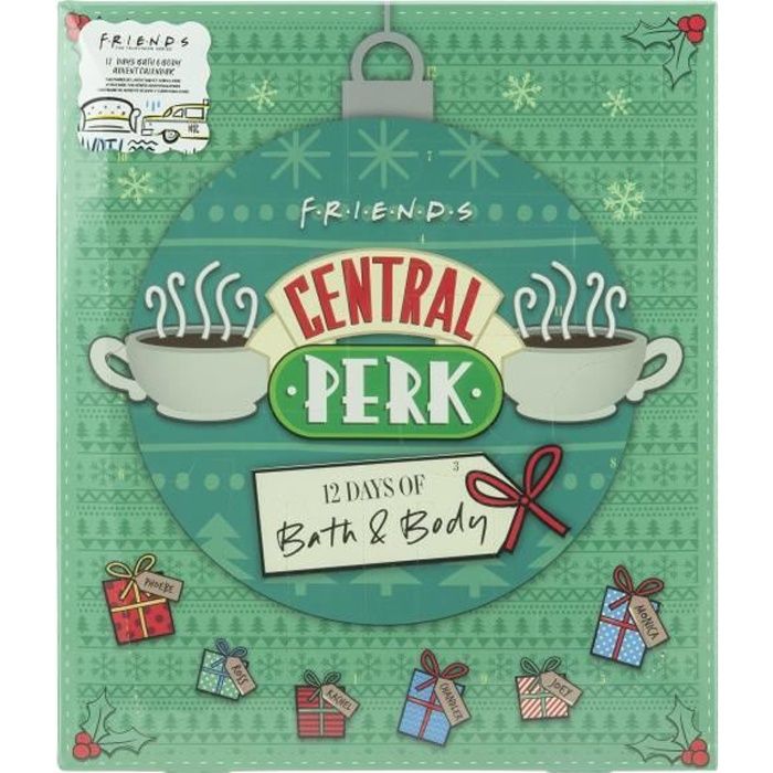 Central Perk 12 Days of Bath and Body Licensed Friends Advent Calendar Cdiscount Maison