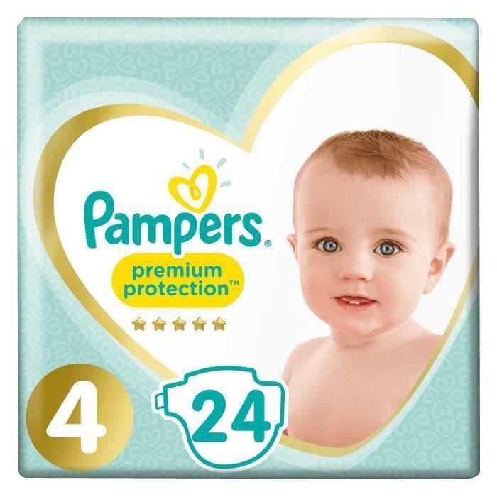 Couches Pampers New Baby Premium Protection - Taille 4 x24 - Petit format