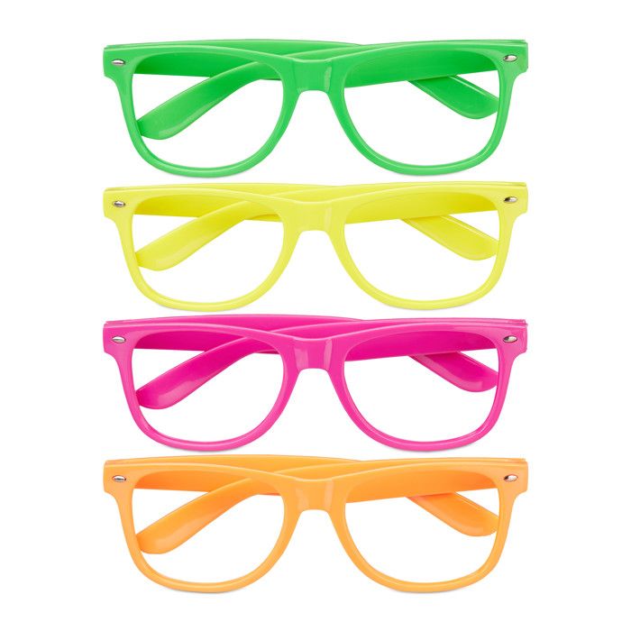 Lunettes Fantaisie à Strass Multicolore - accessoire deguisement pas cher