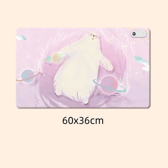 Tapis De Souris Chauffant XXL Avec Contrôle Tactile - Affichage Température, étanche, Pour Bureau Et Gaming - 4