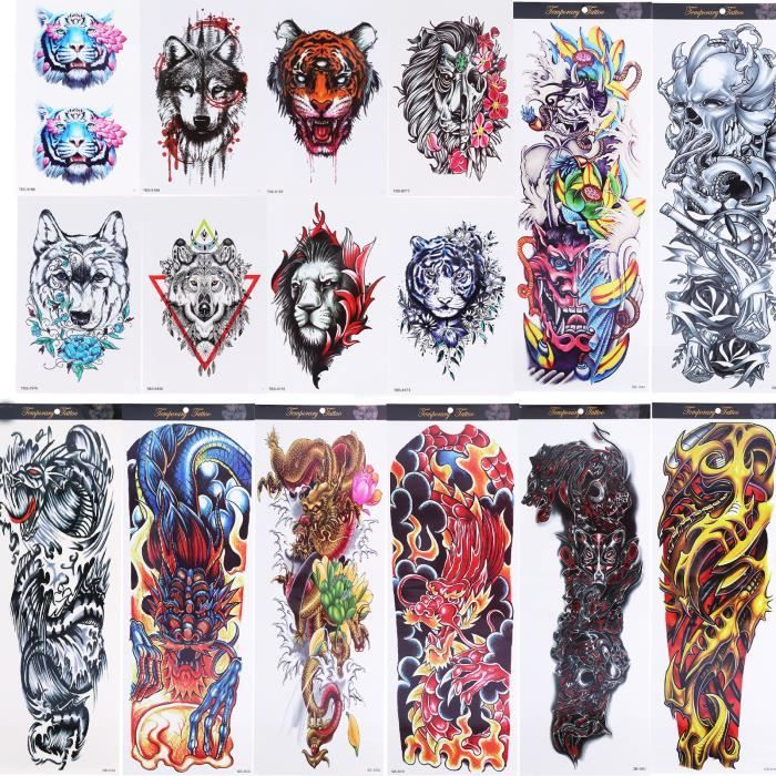 Tatouages Temporaires Kpop Cosplay - Transfert Thermique Laser - Tenue 3 à 7 Jours - Faciles à Retirer
