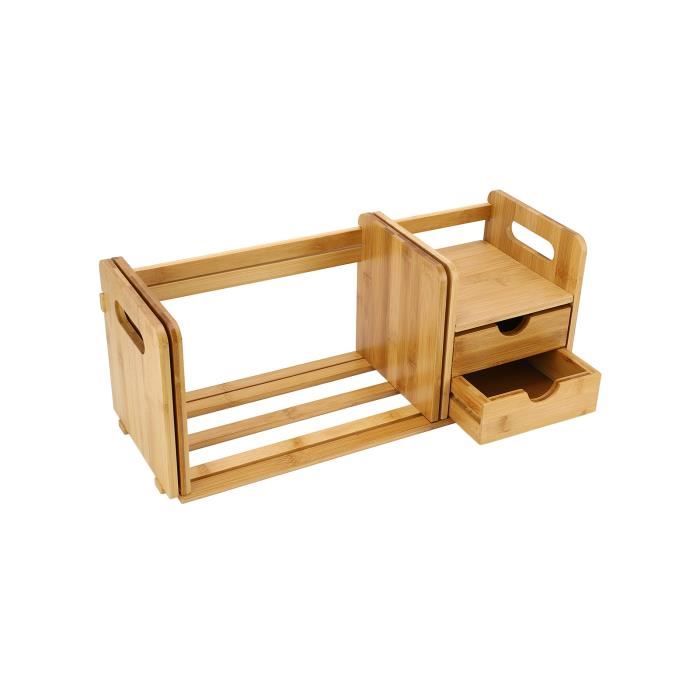 Etagère de bureau rétractable - tiroir double couche - Shipenophy Etagère de bureau rétractable - tiroir double couche - Shipenophy