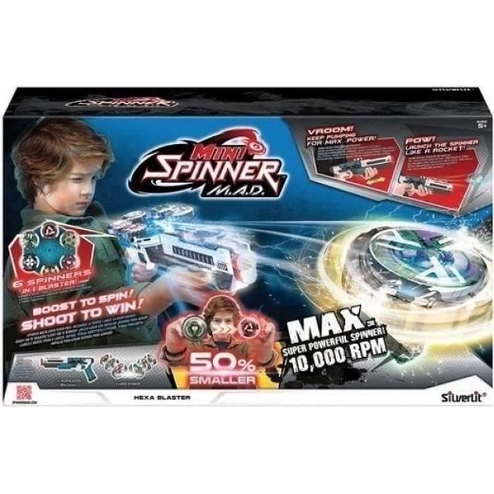 SPINNER MAD by Silverlit Un blaster + une toupie - 86300 - disponible en 4  couleurs