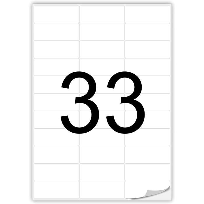 2400 Étiquettes Adresse HD-line 70x37mm - Autocollantes Imprimables Format A4 (24/feuille)