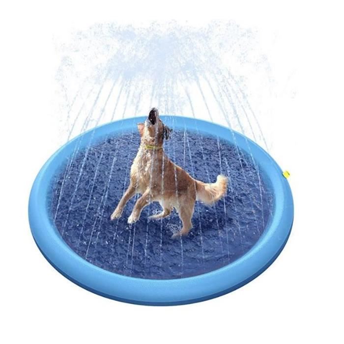 tampon d arrosage pour animaux de compagnie tapis de jeu pvc jouets aquatiques gonflables pour chien bebe cdiscount animalerie