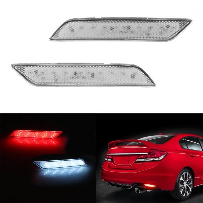 Feux Antibrouillard Arrière LED Pour Ford Explorer 2011-2015 - Couleur Rouge, étanches, Installation Facile
