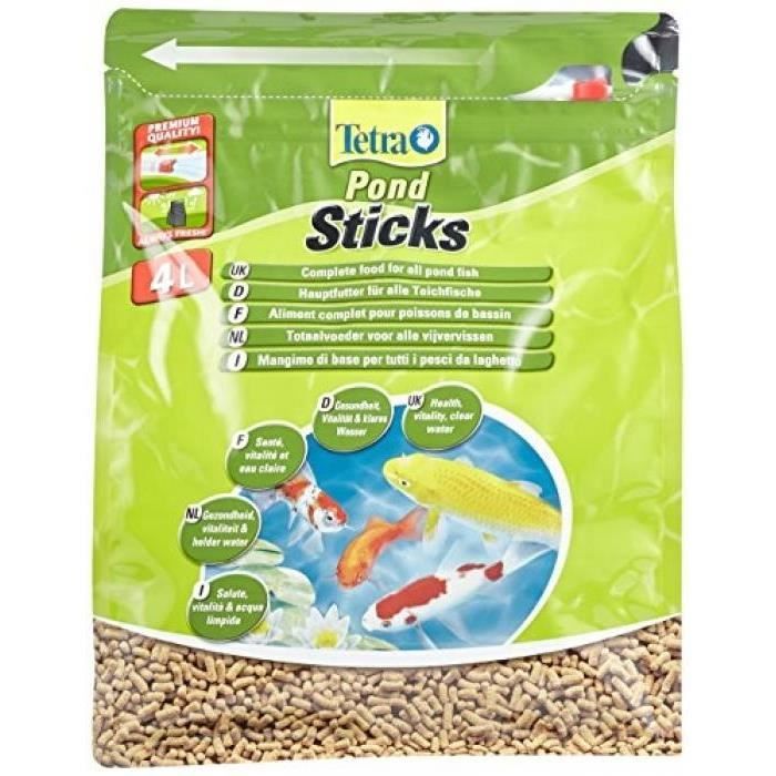 Meilleurs prix pour Aliment complet en sticks - TETRA - TETRA POND STICKS 4 L - Poisson d'eau froide - 4 L