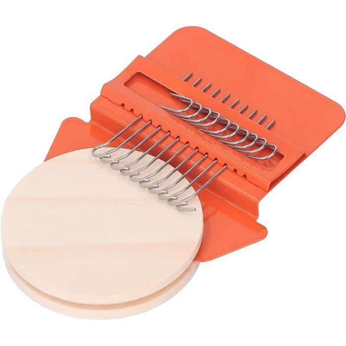 Peigne de Métier à Tisser, Peigne de Métier à Tisser en Bois de Hêtre Durable à Double Extrémité, Poignée Ergonomique, Grand Application pour l'Artisanat