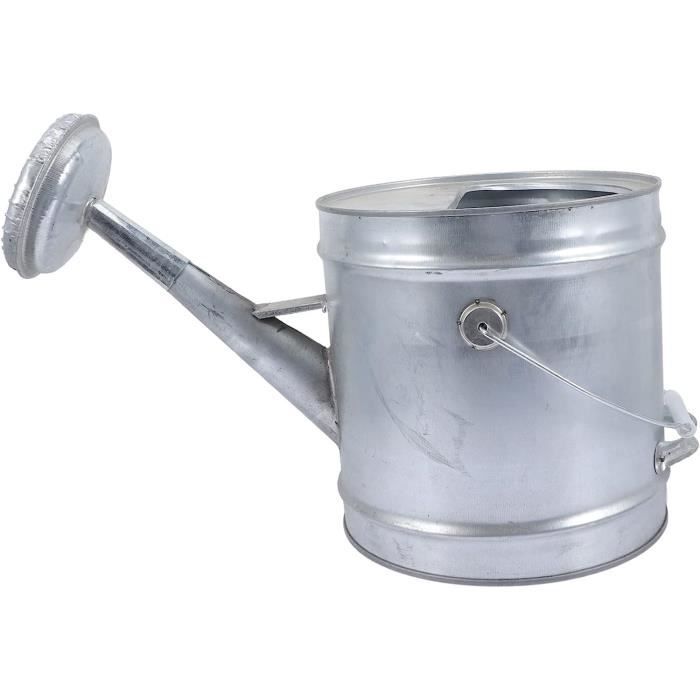 Arrosoir En Métal 4 Litres Avec Bec Amovible - Design Rustique, Poignée Ergonomique, Pour Jardin Intérieur/extérieur - 12