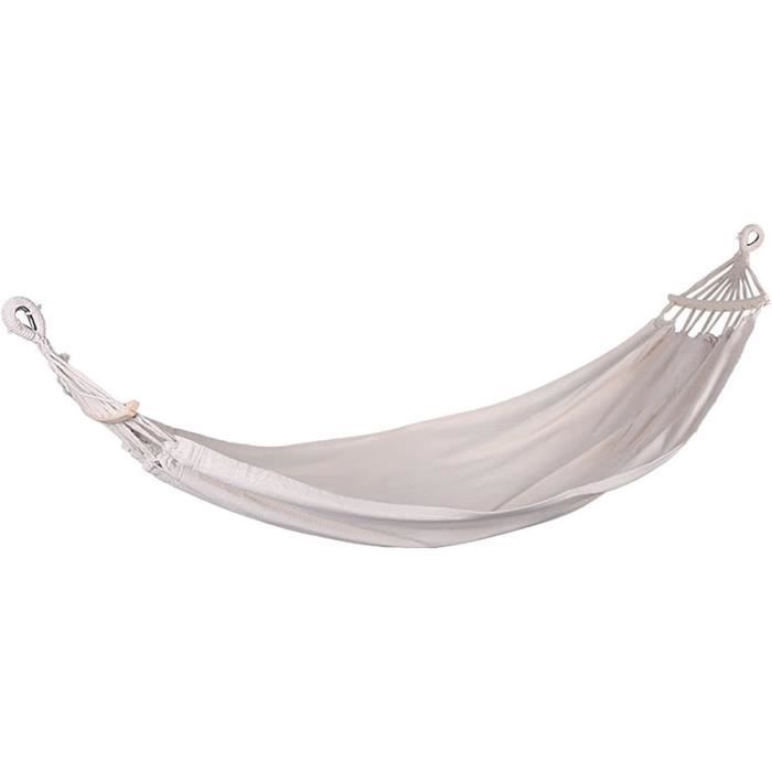 Hamac De Camping En Maille Pour Adulte - 260x130 Cm, Charge 200 Kg, Léger Et Respirant - Pour Jardin, Rando, Balcon, Voyage