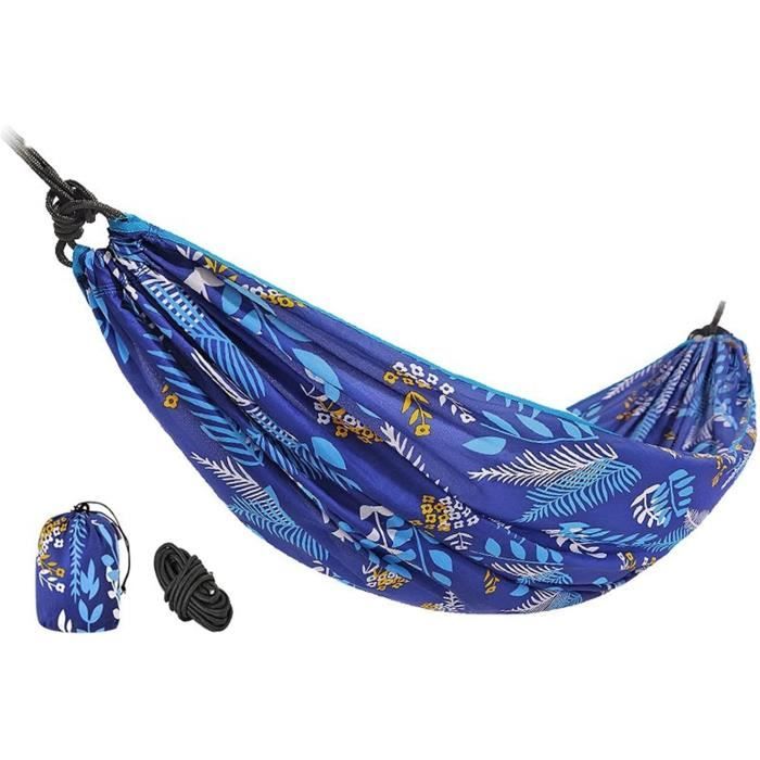 Hamac Filet Cuasting - Vert, 270x80 Cm - Pour Jardin, Camping, Voyage - Portée Jusqu'à 100 Kg