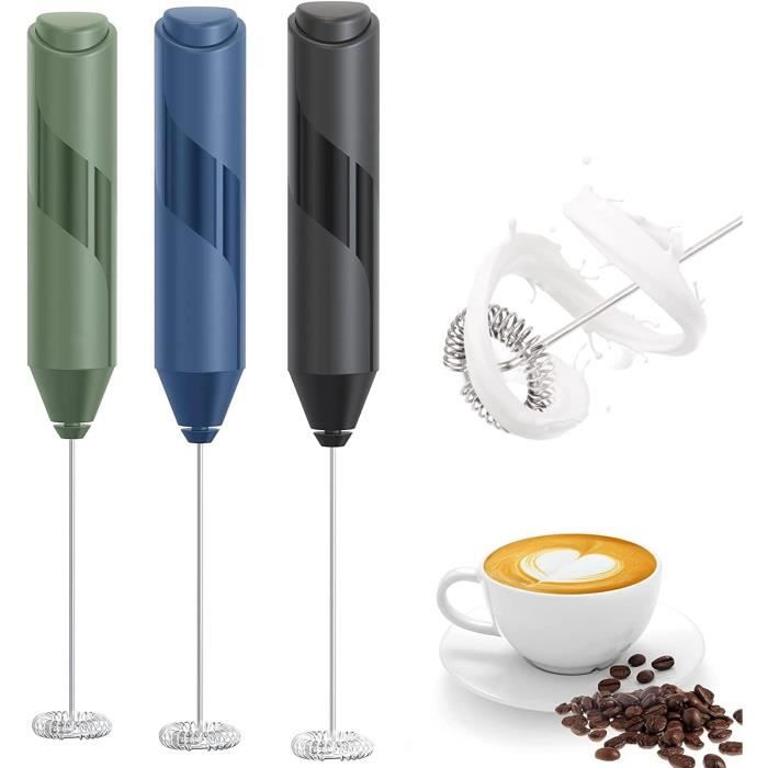 Mousseur à Lait Électrique Kitchen Mama Silkwhisk - Pour Café, Cappuccino, Lattés - Portable Et Facile à Nettoyer