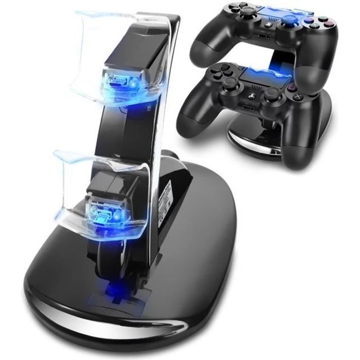 Station de Rechargement compatible avec Manette PS4 Chargeur DualShock