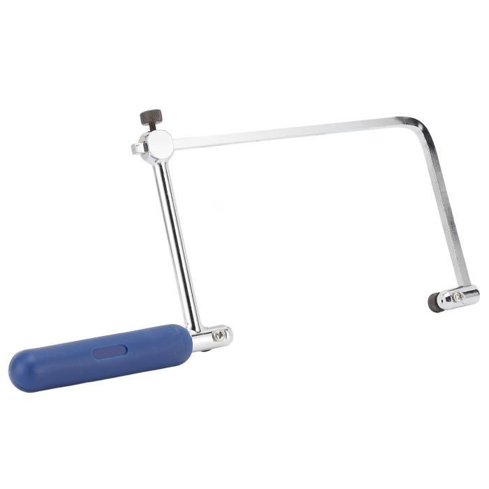 Un cadre de scie réglable pour bijoutiers, équipé de 144 lames de scie, un accessoire de fabrication de bijoux adapté aux travaux manuels