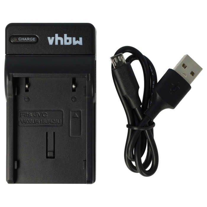Chargeur Micro USB pour appareil photo, caméscope JVC BN-V408, BN-V408U, BN-V416, BN-V416U. - Remplace: Votre chargeur utilisé pr...