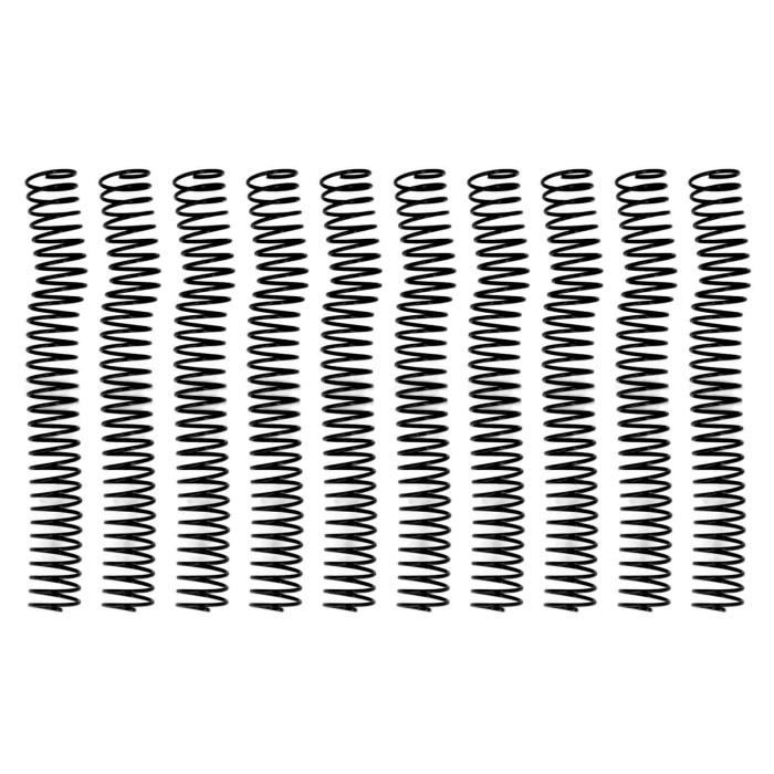 Lot 10 Reliures Spirales Plastiques 30 Trous 22mm - Peignes A4 A5 Réutilisables Pour Cahiers Et Documents