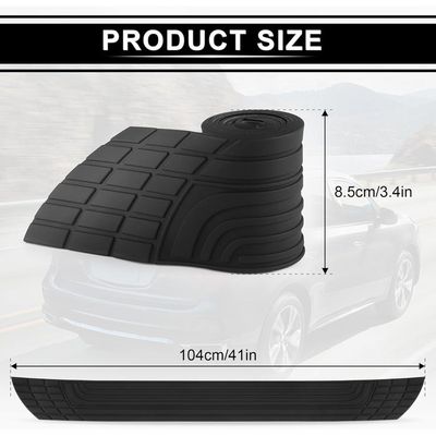 TMISHION Pièces de voiture RC Pare-chocs arrière en aluminium anti